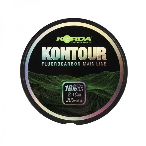 Korda Kontour Fluorocarbon Mainline 200m 1 Korda Kontour Fluorocarbon Mainline 200m