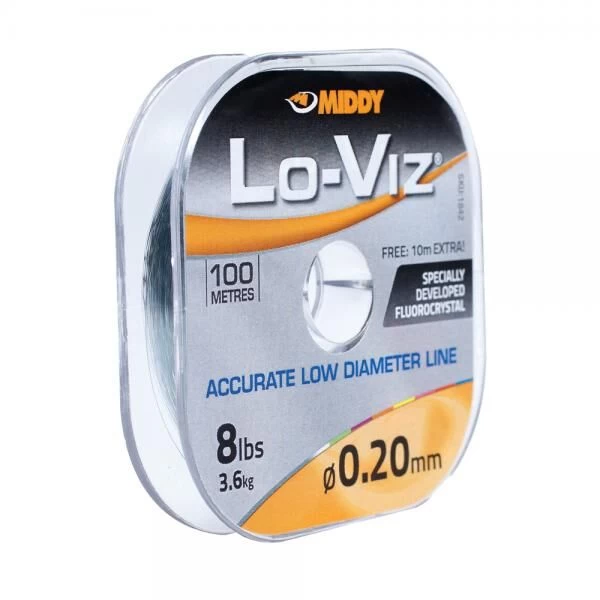Middy Lo-Viz Fluorocrystal Line 100m 1 Middy Lo-Viz Fluorocrystal Line 100m
