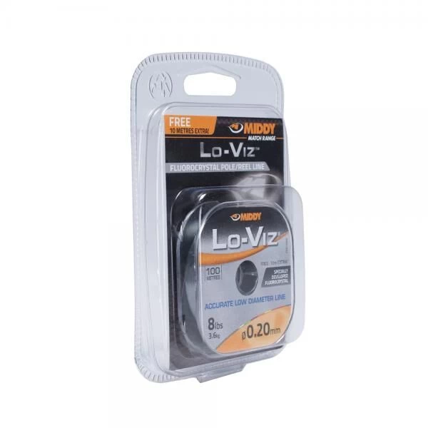 Middy Lo-Viz Fluorocrystal Line 100m 2 Middy Lo-Viz Fluorocrystal Line 100m - Afbeelding 2