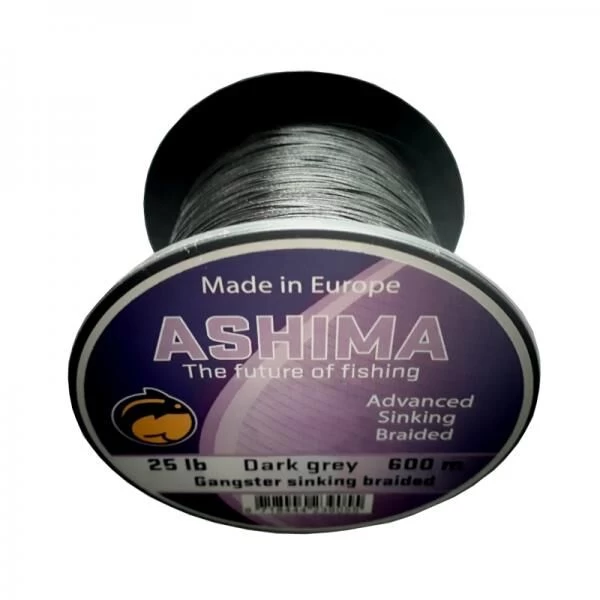 Ashima Gangster 8 Braided Sinking Line Dark Grey 1 Ashima Gangster 8 Braided Sinking Line Dark Grey