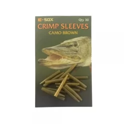 Drennan E-Sox Crimp Sleeves Camo Brown