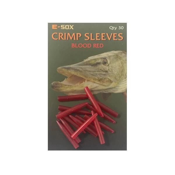 Drennan E-Sox Crimp Sleeves Blood Red 1 Drennan E-Sox Crimp Sleeves Blood Red