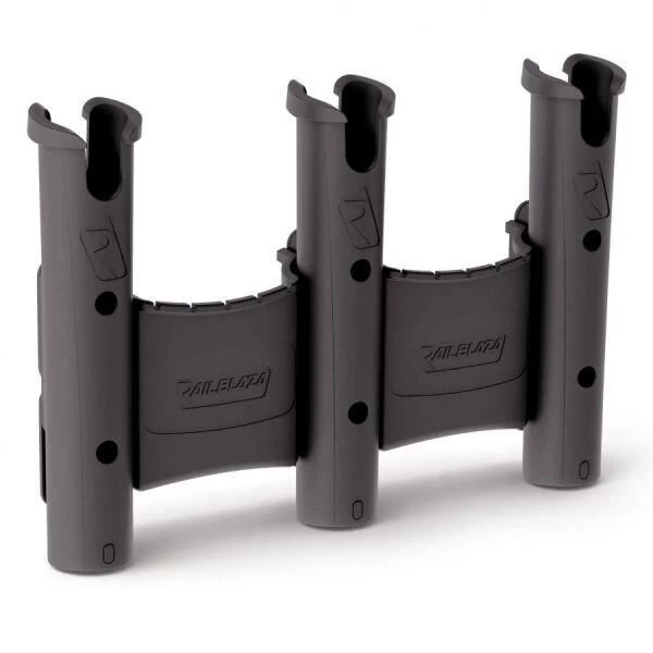 Railblaza Rodstow Rod Holder Triple Zwart Met Bakje 1 Railblaza Rodstow Rod Holder Triple Zwart Met Bakje