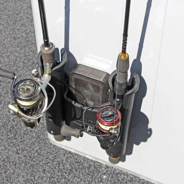 Railblaza Rodstow Rod Holder Dual Zwart Met Bakje 3 Railblaza Rodstow Rod Holder Dual Zwart Met Bakje - Afbeelding 3