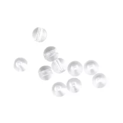 Spro Round Smooth Glass Beads Clear Diamond