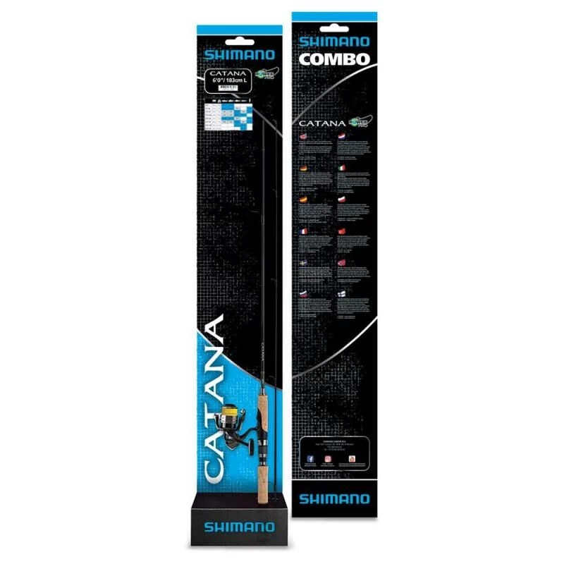 Shimano Combo Catana Spinning 710M Catana 2500 +Braid 0,15mm