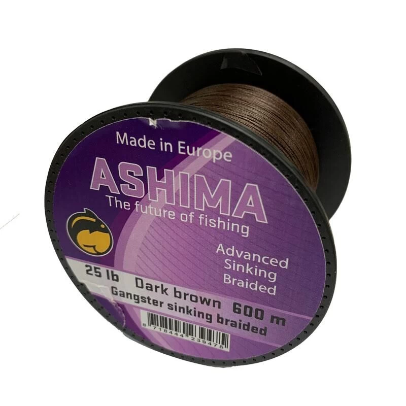 Ashima Gangster 8 Braided Sinking Line Dark Brown 1 Ashima Gangster 8 Braided Sinking Line Dark Brown