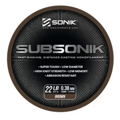 Sonik Subsonik Monofilament Brown 1200M -Hengelsportwinkel 2308309Sonik Subsonik Monofilament Brown 1200M 2 1