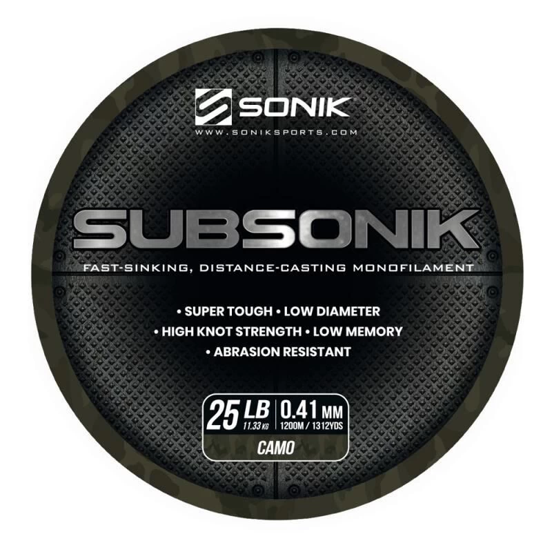 Sonik Subsonik Monofilament Camo 1200M 2 Sonik Subsonik Monofilament Camo 1200M - Afbeelding 2