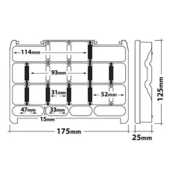 Spro Tackle Box Xtra TBX25S 16 Spro Tackle Box Xtra TBX25S -Hengelsportwinkel 3133386Spro Tackle Box Xtra TBX25S 7