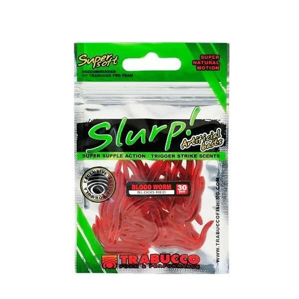 Trabucco Slurp Bait Bloodworm Red 50st. 2 Trabucco Slurp Bait Bloodworm Red 50st. - Afbeelding 2