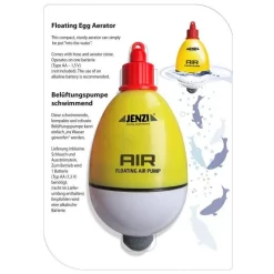 Jenzi Floating Egg Zuurstofpomp 6 Jenzi Floating Egg Zuurstofpomp -Hengelsportwinkel 4217652Jenzi Floating Egg Zuurstofpomp 2