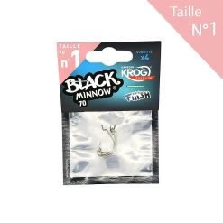 Fiiish Black Minnow 70 KROG Haken