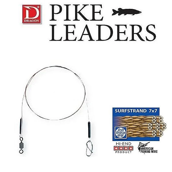 Dragon Surfstrand 7x7 Leader 6kg 1 Dragon Surfstrand 7x7 Leader 6kg