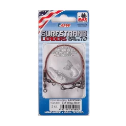 American Fishing Wire Surfstrand Leaders Big Fish 35kg