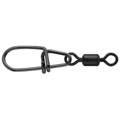 Spro Matt Black Secure Snap Rolling Swivel