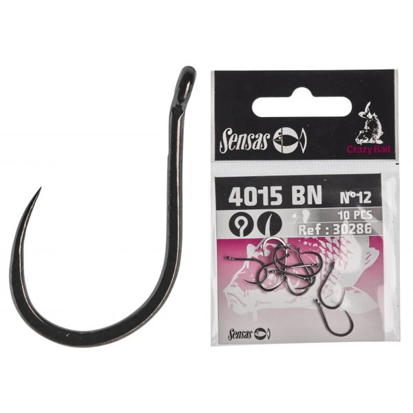 SENSAS Crazy Bait Barbless Eyed 4015 Hooks 1 SENSAS Crazy Bait Barbless Eyed 4015 Hooks