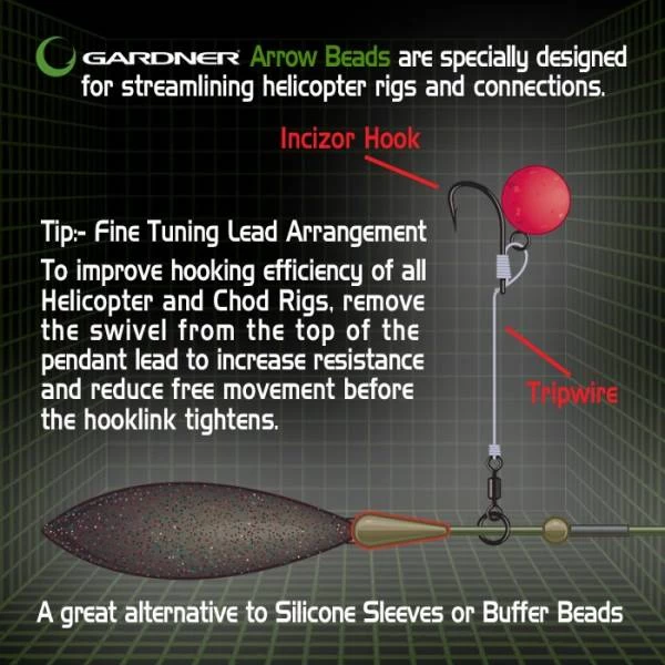 Covert Arrow Beads *UITLOPEND 2 Covert Arrow Beads *UITLOPEND - Afbeelding 2