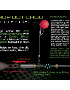 Drop Out Chod Safety Clips -Hengelsportwinkel gardner drop out chod safety clips 2